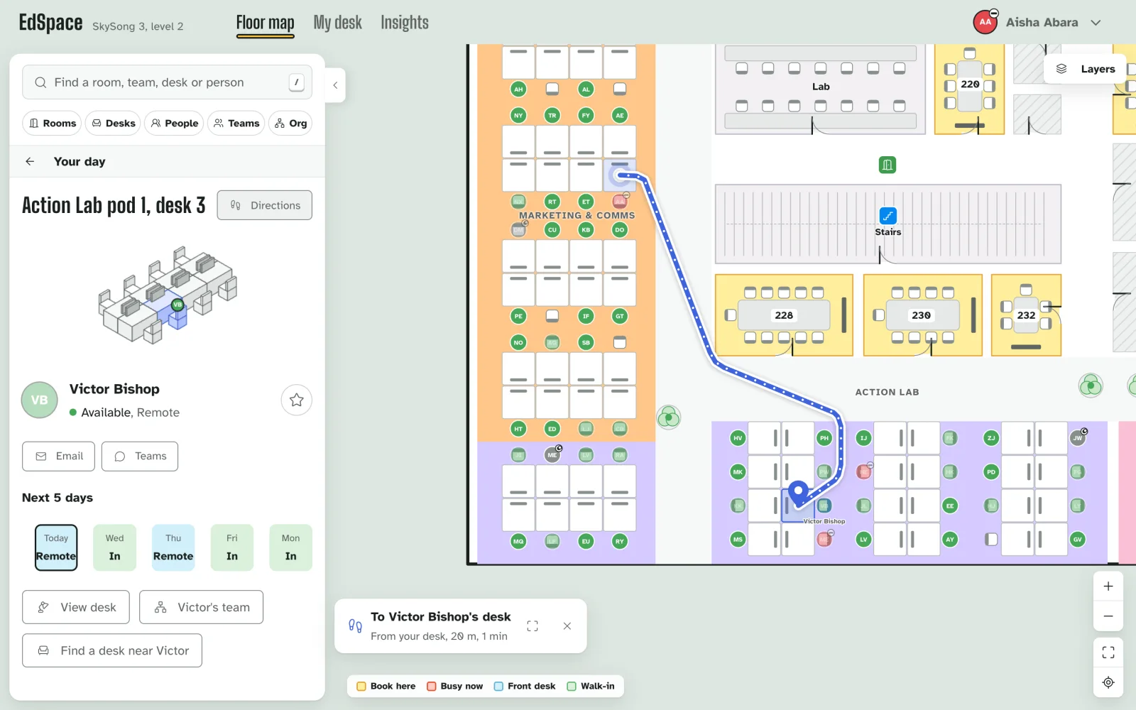 EdSpace: Find a teammate, walk over
